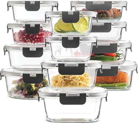 freezer storage boxes with lids